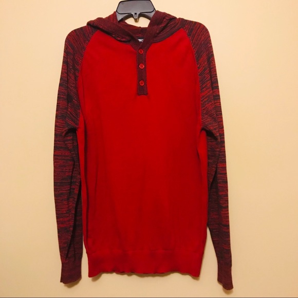 Carbon Other - Red striped hoodie